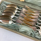 12 old spoons, Stark800 silver
