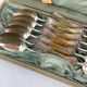12 old spoons, Stark800 silver
