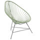 Fauteuil acapulco vert olive de marque boqa