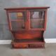 vitrine murale ancienne en bois