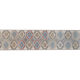 Distressed turkish oushak rug runner 49 x 255 cm