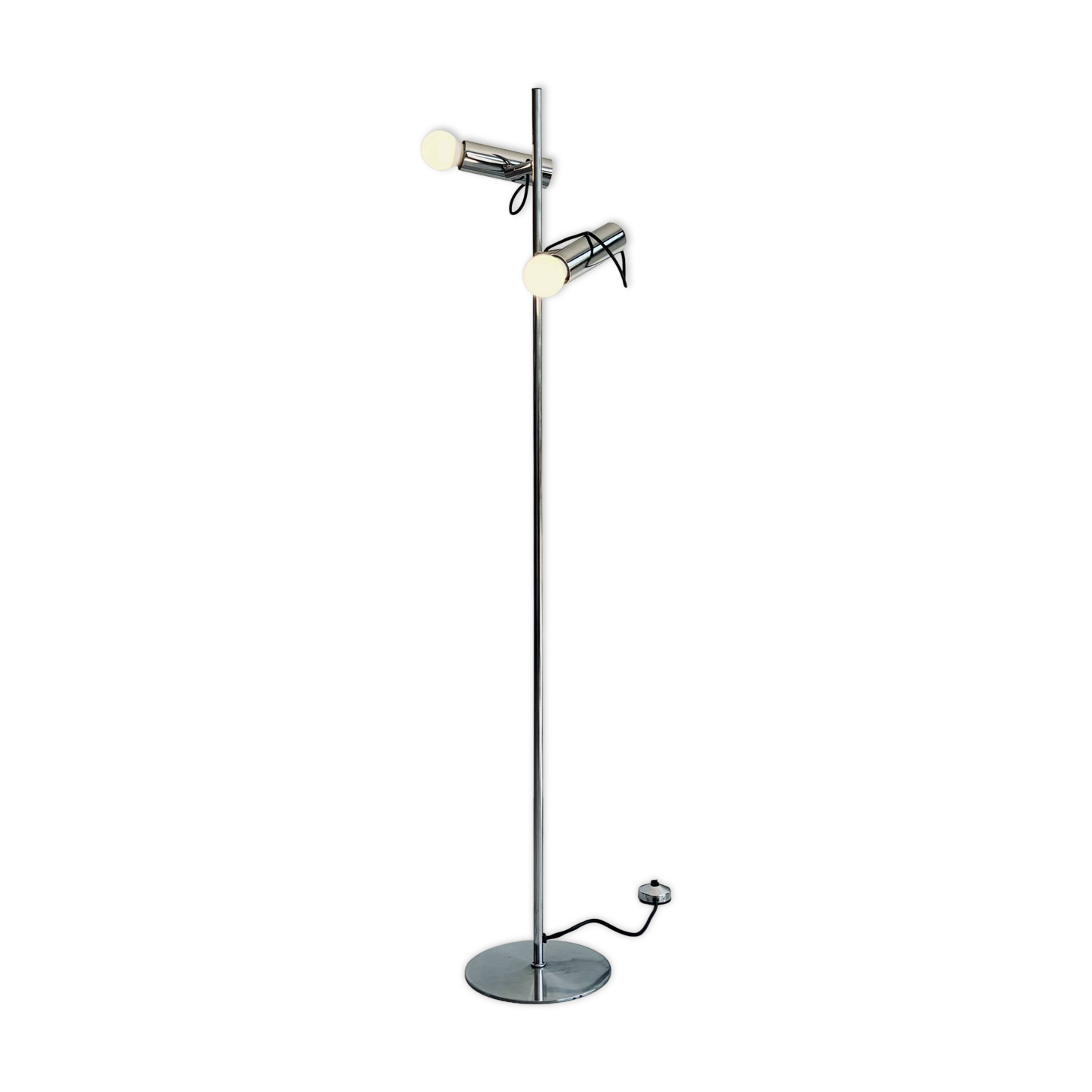 Lampadaire bauhaus deux feux vintage