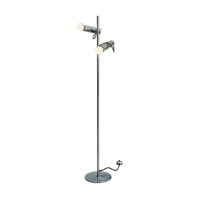 Lampadaire bauhaus deux feux vintage