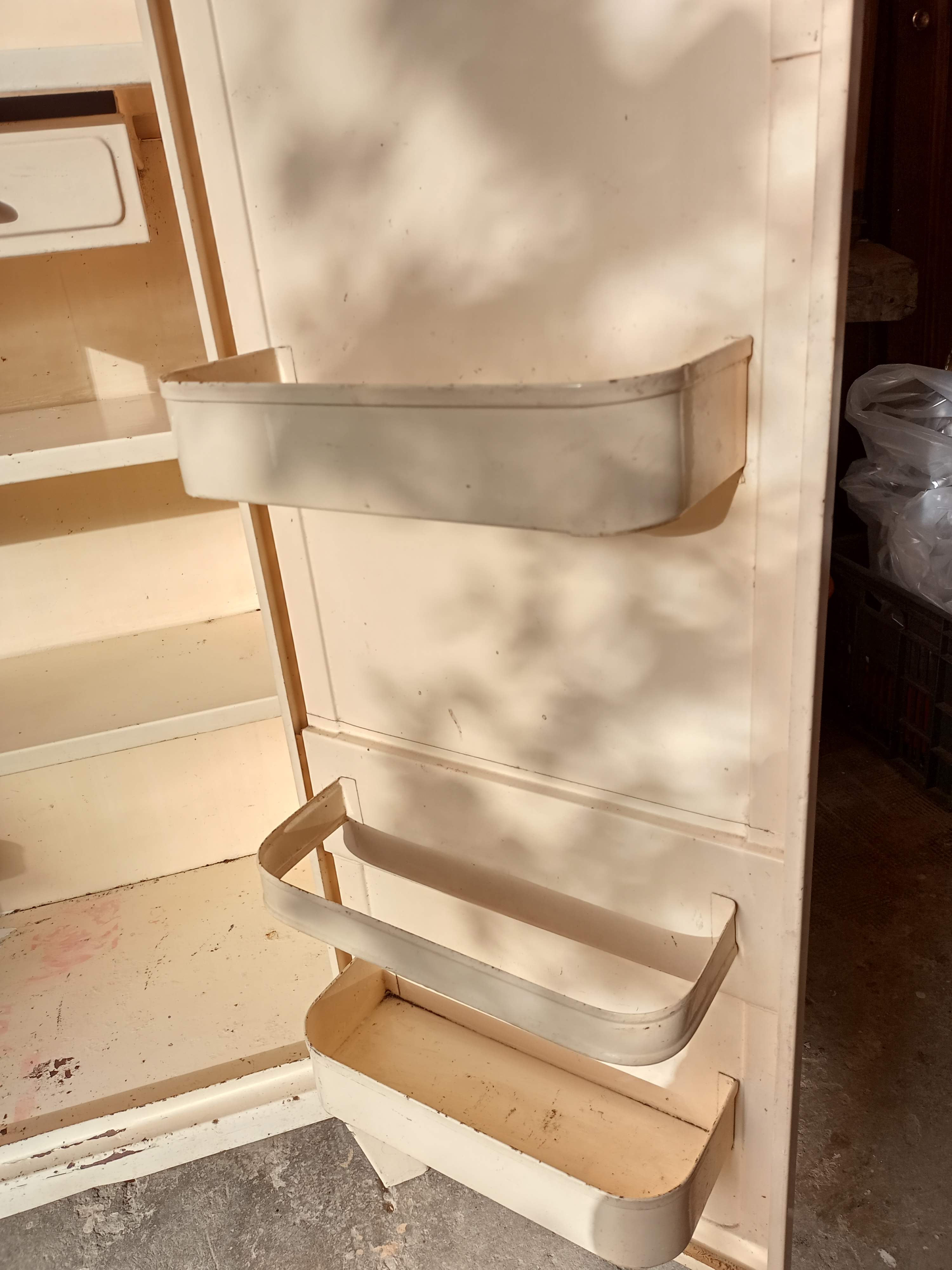 Two-door metal cabinet art deco