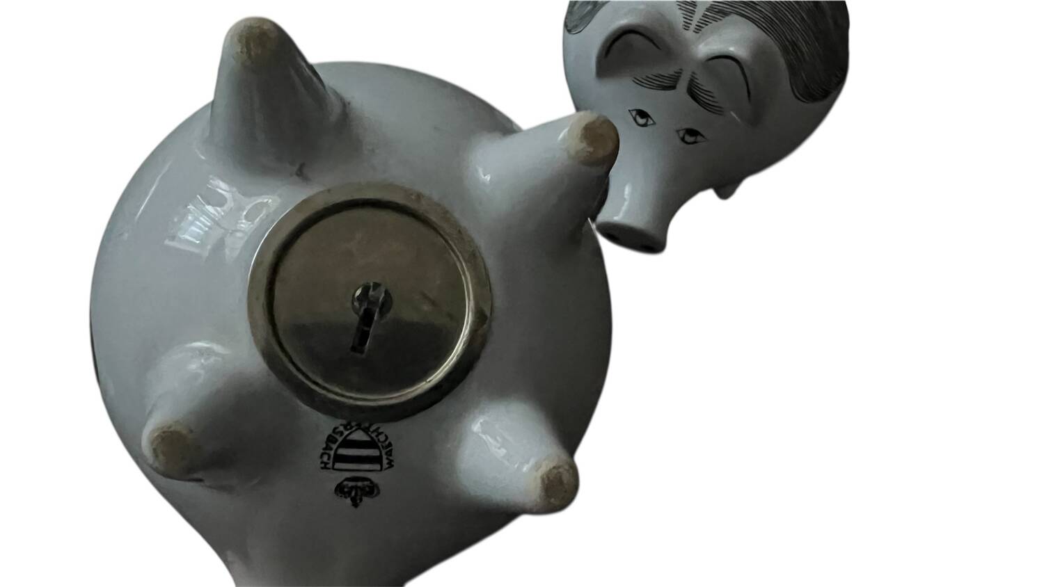 Set of 3 Vintage porcelain Spar bank Piggy Waechtersbach