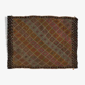 Anatolian handmade kilim rug 200 cm x 152 cm