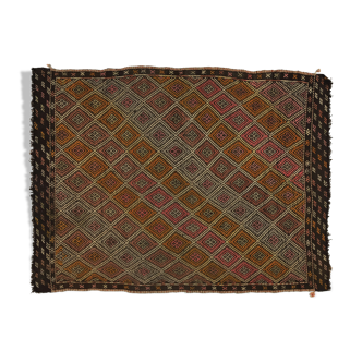 Anatolian handmade kilim rug 200 cm x 152 cm