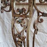 Forged iron console 1950