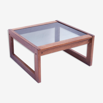 Vintage Scandinavian square coffee table