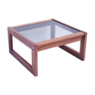 Vintage Scandinavian square coffee table