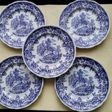 5 flat plates Lunéville Tradition special grand fire