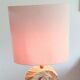 Large 1980s natural stone sculpture lamp.