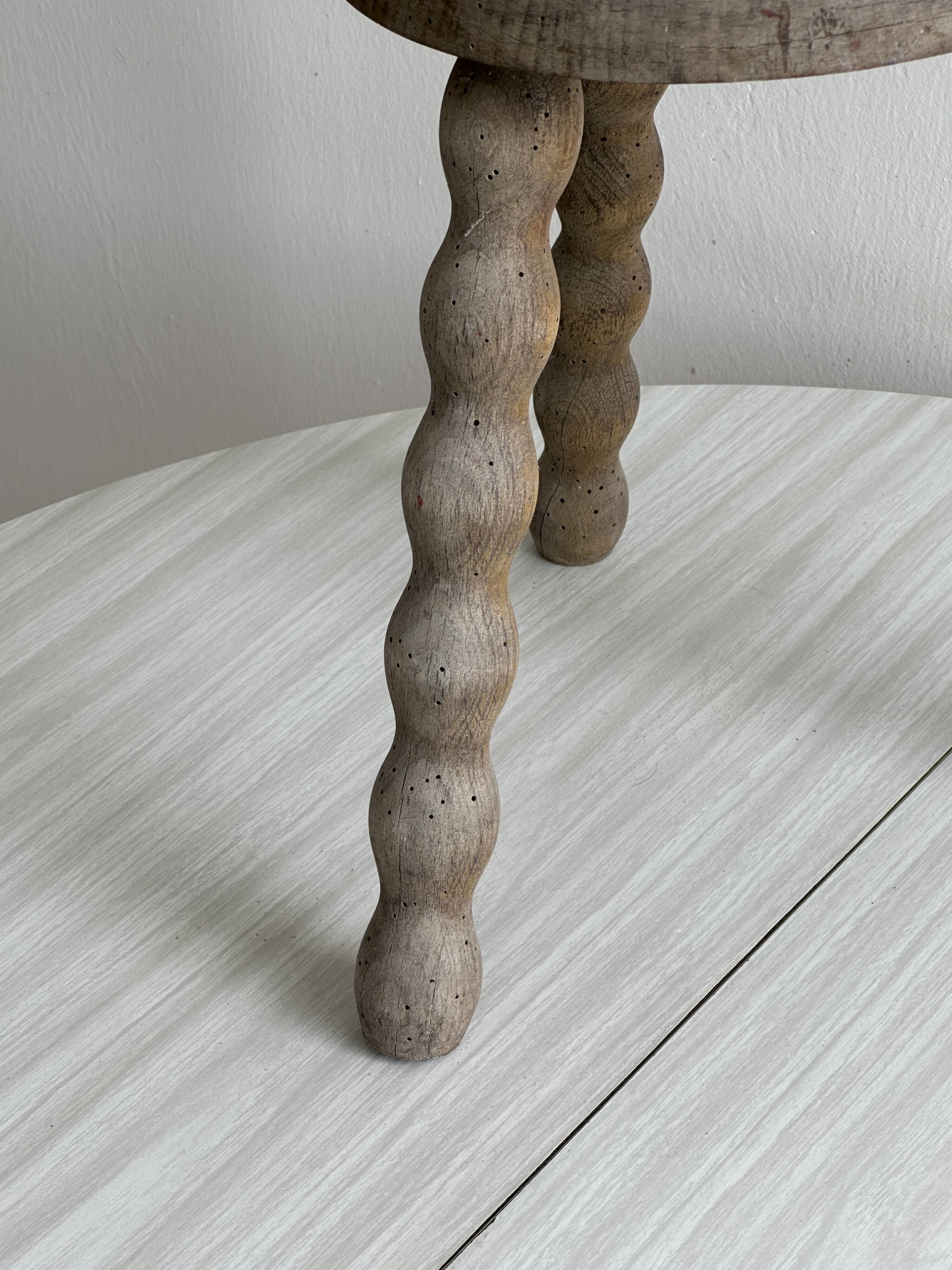 Antique wooden stool