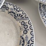 Set of 6 iron earthenware plates
