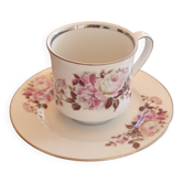 Gloria Bayreuth porcelain cup and saucer.