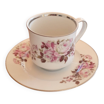 Gloria Bayreuth porcelain cup and saucer.