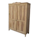 Natural wood cabinet, linen