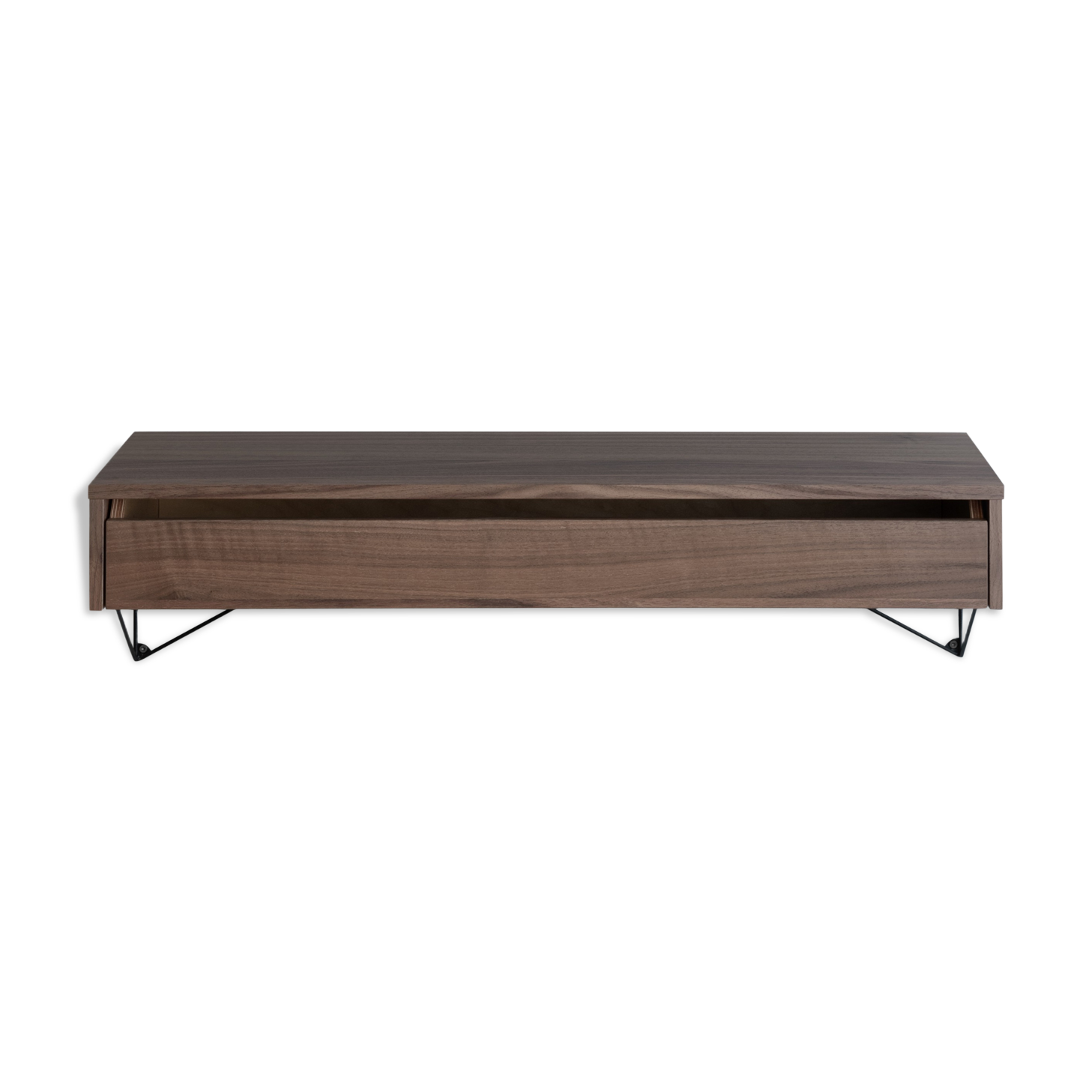 New walnut Pythagoras with drawer - size L - Maze Interiors