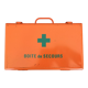 Orange metal box