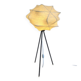 Rare cocoon tripod floor lamp