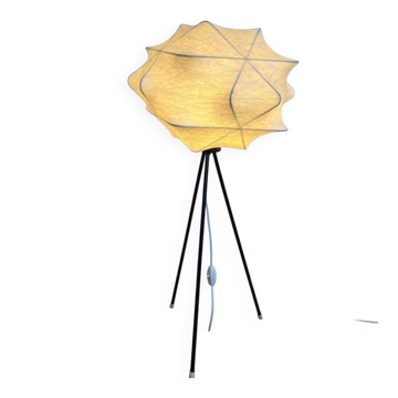 Rare cocoon tripod floor lamp