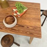 Pine and oak farmhouse table 220 cm