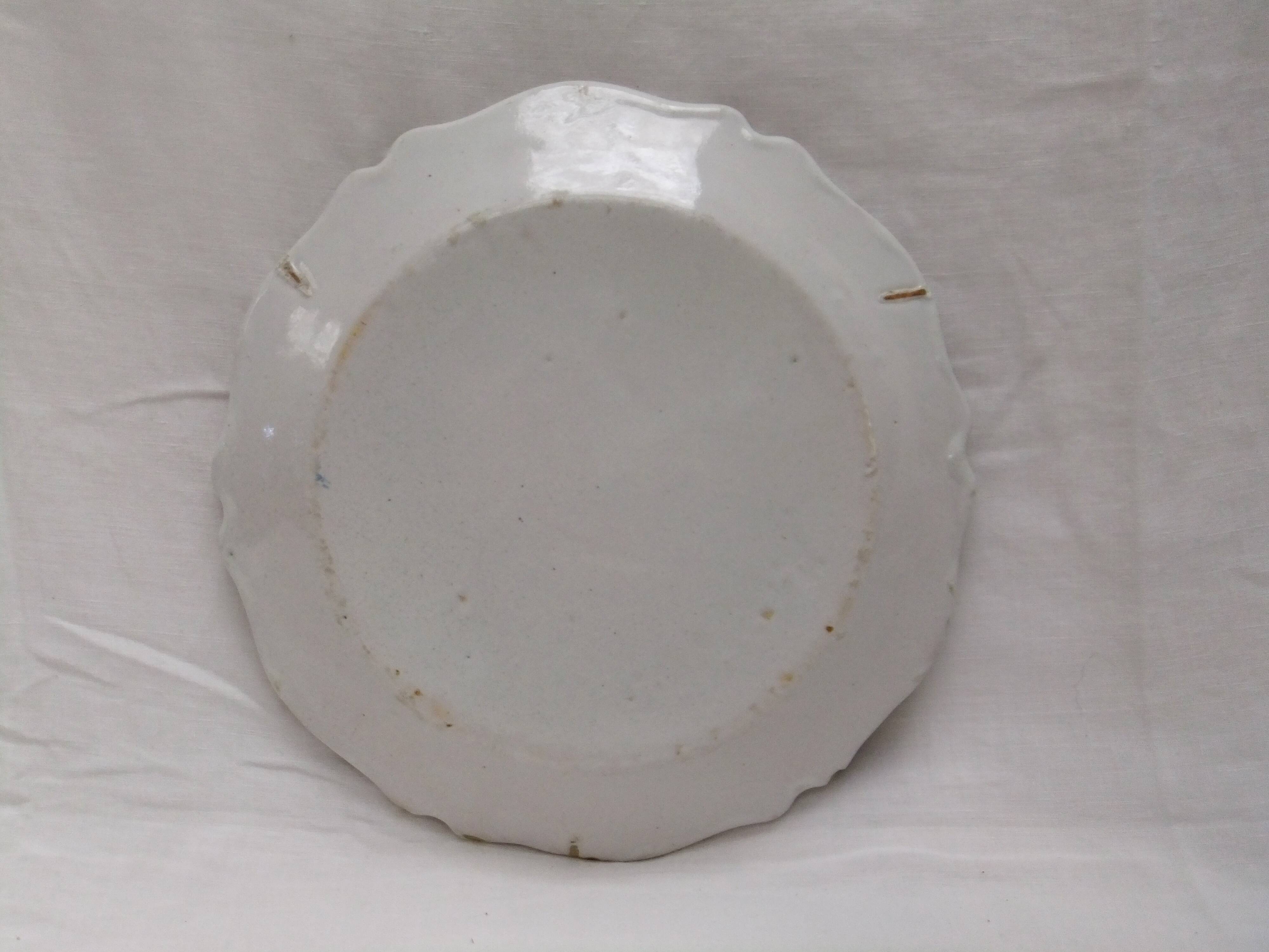 Malicorne plate old tableware character collection