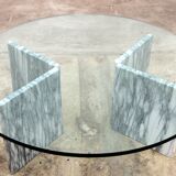 Vintage Design Italian marble vintage coffee table, 1970s Italy