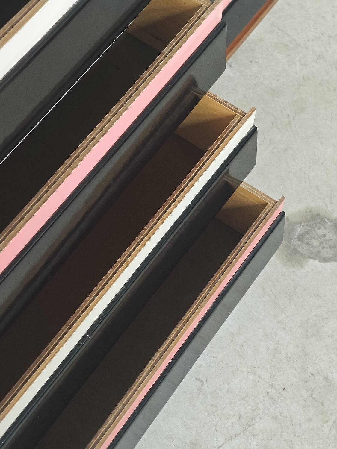 Commode U 453 Rose 8 drawers Jiri Jiroutek for Interior Prague 1962