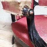 Voltaire armchair with rack and pinion XIX°