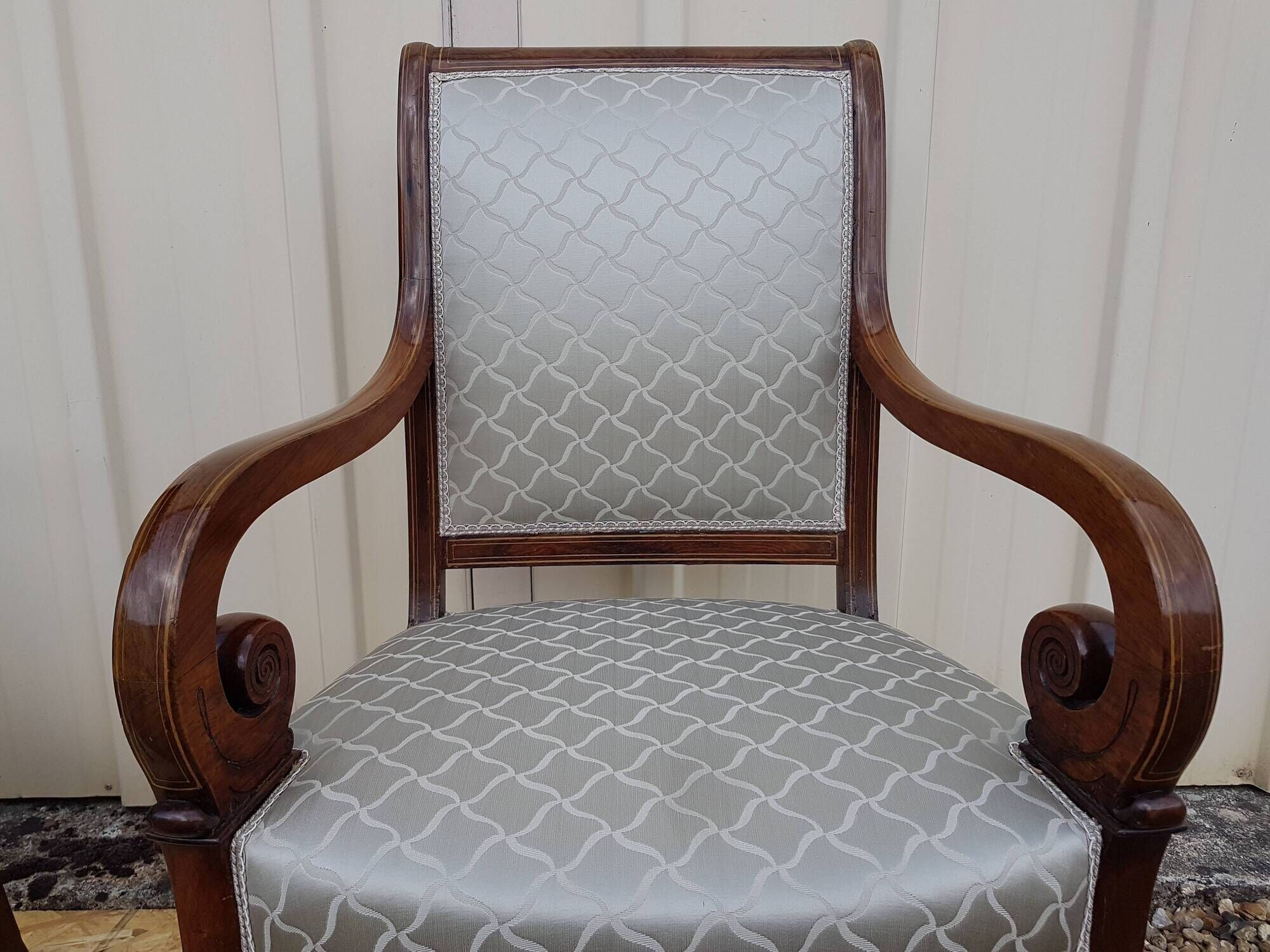 Pair of armchairs restoration style Charles X