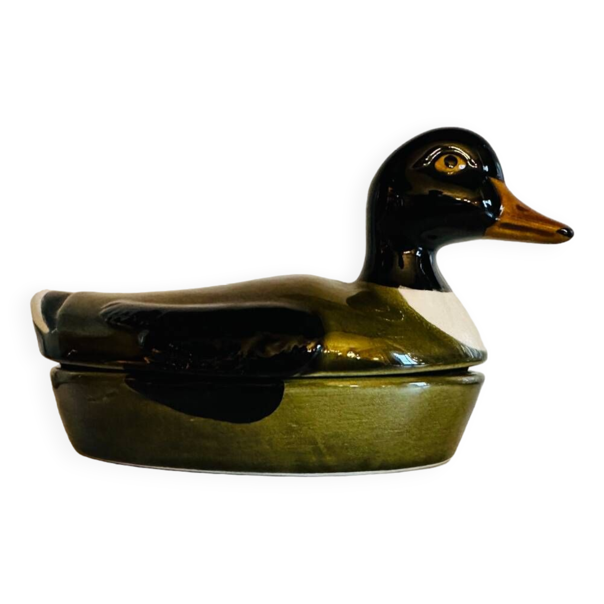 Vintage duck ceramic box 50'
