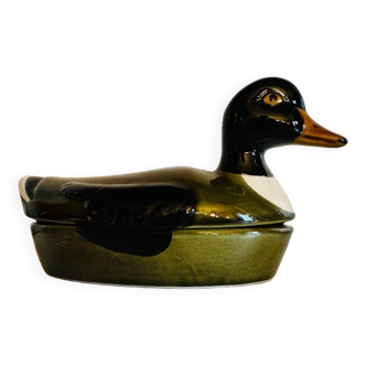Boîte céramique canard vintage 50’