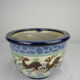 Old pot flowers cache pot mosaic mosaic vintage mosaic flowerpot