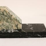 Art deco marble bookends