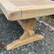 Monastery table stripped.
