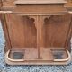 Old oak cloakroom or coat rack