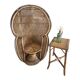 Fauteuil Emmanuelle en rotin année 1970