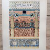 Art Nouveau ceramic illustration by René Binet, 1902