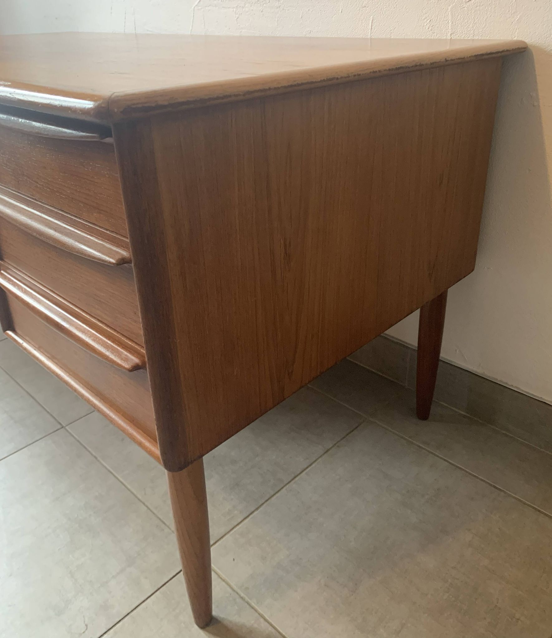 Bureau danois Falster en Teck par Svend Madsen, années 60