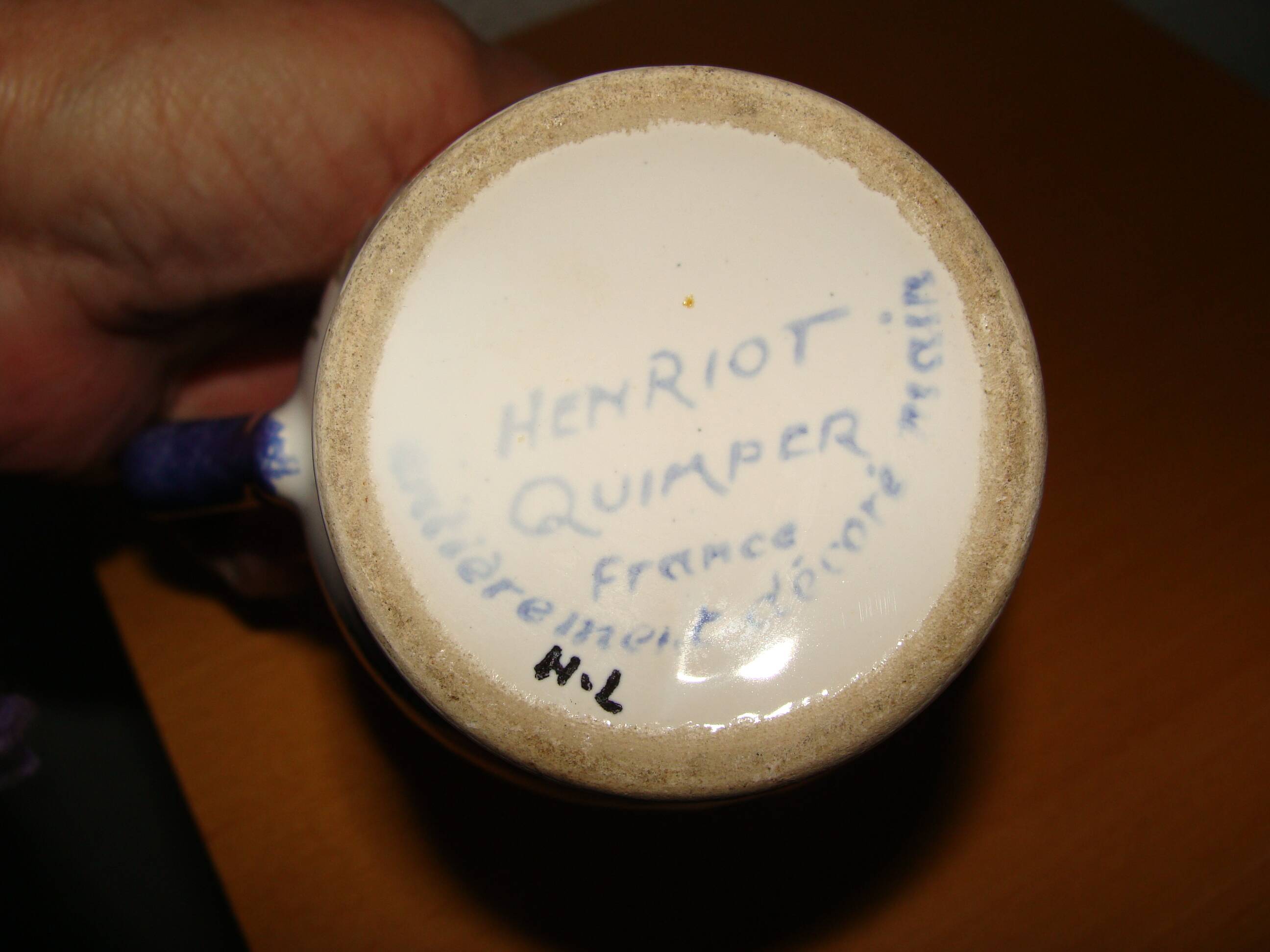 Henriot Quimper 50's pitcher