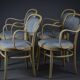 Ensemble de 4 chaises Gemla en hêtre, Suède 1970