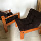 Pair of vintage armchairs 1980