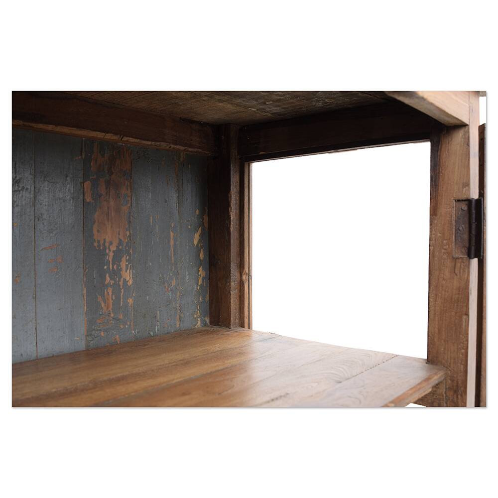 Solid wood glazed sideboard