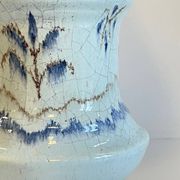Lampe céramique bleue océan