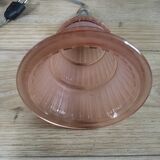 Walkaround lampshade glass paste pink old vintage flea