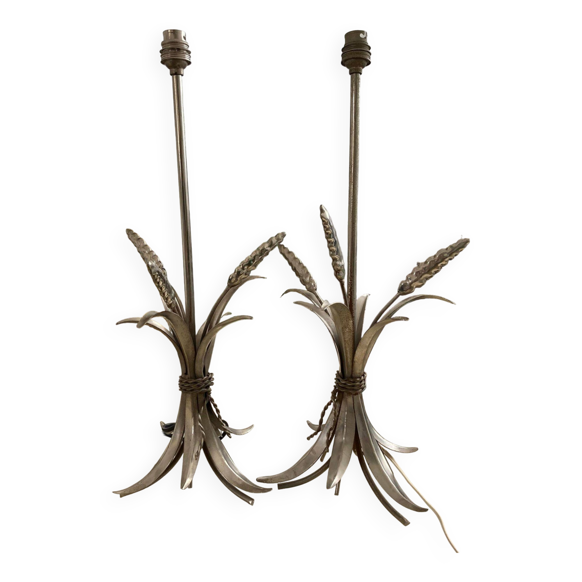 Pair of vintage designer cob lamps 1970