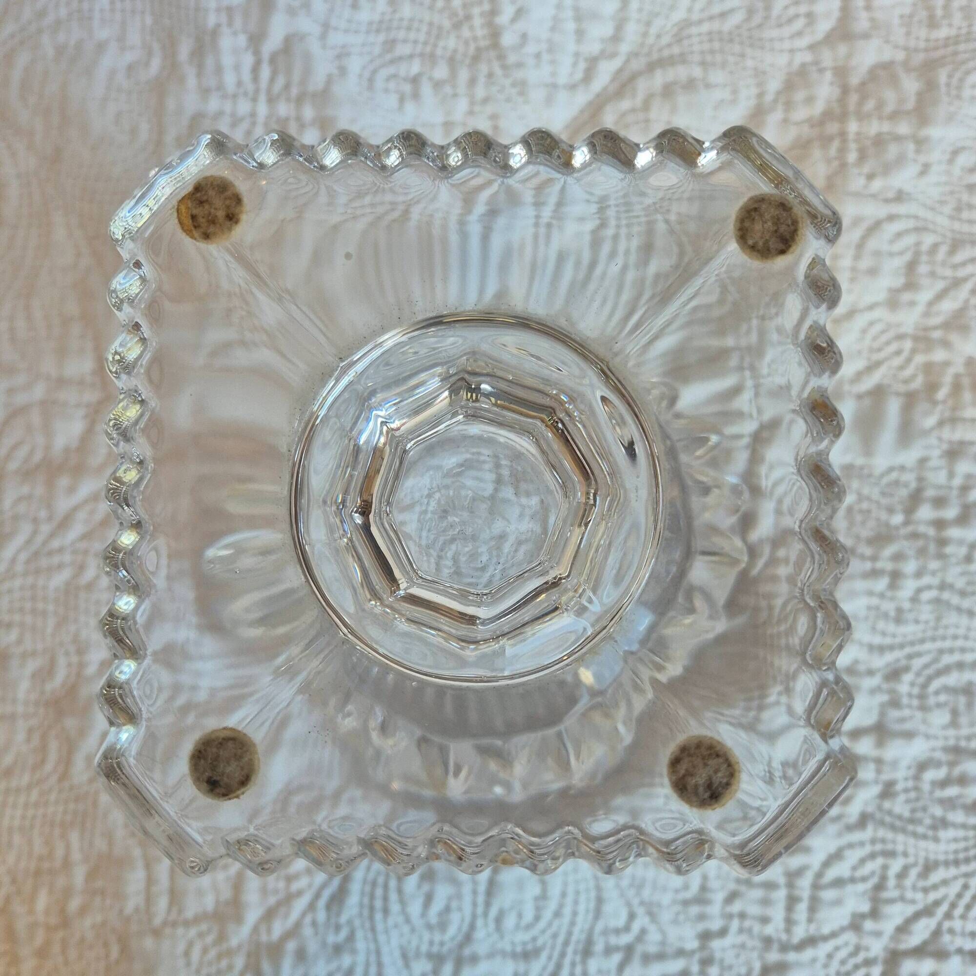 Crystal vase signed Art Vannes France – Médicis shape – 28 cm