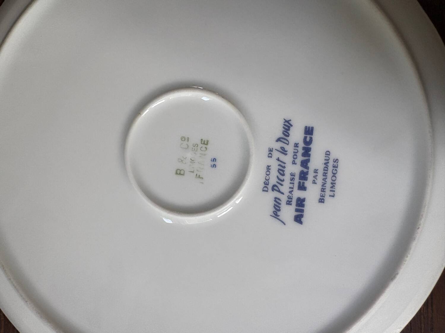 Assiette vintage Jean picart Ledoux pour Air France