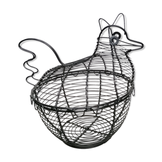 Chicken basket graphic metal wire